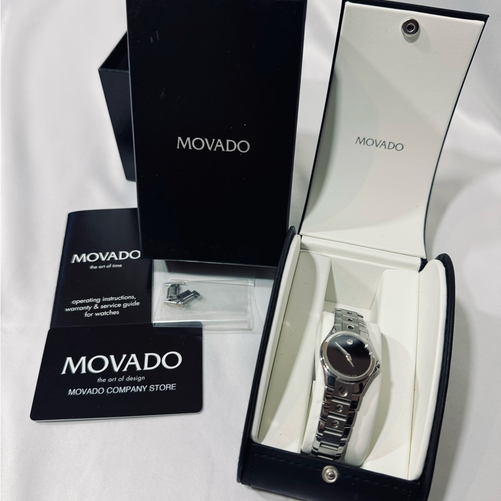 Movado Silver Watch